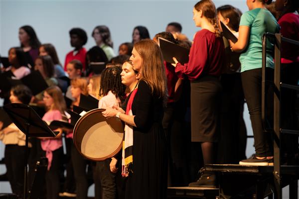 2023 All County Chorus Students Performing